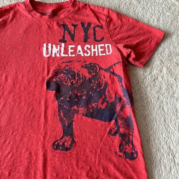 Aeropostale Short sleeve shirt red size Large - Picture 5 of 16